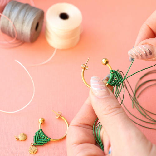Crea joyas impresionantes con hilo Nylon S-Lon