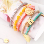 Este dise&ntilde;o es s&uacute;per f&aacute;cil de hacer con las pulseras facetedas