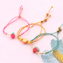 Pulseras con abalorios de pol&iacute;mero con vibrantes colores llenos de vitalidad y alegr&iacute;a