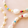 Joyer&iacute;a de verano con perlas de agua dulce nuggets