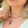 Inspiraci&oacute;n de joyer&iacute;a con la nueva cadena jasseron con clavos en color de aceite:
