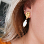 Inspiraci&oacute;n para crear accesorios para el pelo y pendientes con perlas de agua dulce: 