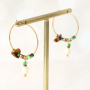 Crear collares con cuentas de cristal rocalla y abalorios y colgantes de acero inoxidable: 