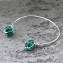 Crea pulseras y pendientes con mucho estilo con las nuevos abalorios cubo de piedras natural