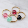 Estas pulseras han sido hechas con los nuevos abalorios faceteados fashion: