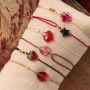 Estas pulseras han sido hechas con los nuevos abalorios faceteados fashion: