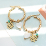 D&eacute;jate inspirar y dise&ntilde;a collares y pendientes de moda con colgantes y entrepiezas de acero inoxidable