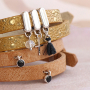 Mezcla y combina con estas hermosas pulseras Cuoio