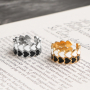 As&iacute; se llevan estos anillos de acero inoxidable en alegres colores