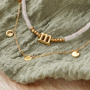 Ponte en marcha y crea pulseras y collares con abalorios letras