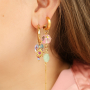 Crea pendientes y cord&oacute;n para el m&oacute;vil con abalorios de cristal