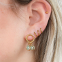 Crea pendientes elegantes con pendientes de acero inoxidable con perno