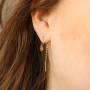 Manos a la obra con los pendientes criolla de acero inoxidable y pendientes con cadena de acero inoxidable