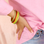 Trucos de estilismo para pulseras imitaci&oacute;n Pan de Oro  