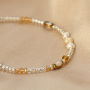  Crea bella joyer&iacute;a con abalorios de cristal con borde dorado