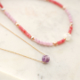 Dise&ntilde;a collares de moda con colgantes de piedra natural