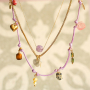 Dise&ntilde;a collares de moda con colgantes de piedra natural