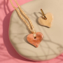 Crea pendientes, collares y pulseras &uacute;nicos con corazones de cer&aacute;mica DQ griegos