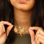 Dise&ntilde;a collares de impacto con dijes y colgantes de acero inoxidable