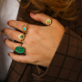 Tiempo de inspiraci&oacute;n con anillos de acero inox con esmalte
