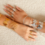 Insp&iacute;rate con los brazaletes y anillos de acero inoxidable
