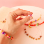 Inspiraci&oacute;n para pulseras alegres con abalorios acr&iacute;licos