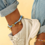 Crea tobilleras de verano con abalorios de acero inoxidable