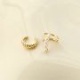 Inspiraci&oacute;n con pendientes ear cuff de acero inox