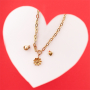 Mix & match joyas de acero inoxidable y tarjetas