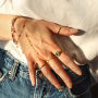Pulseras anillo trendy para tu colecci&oacute;n