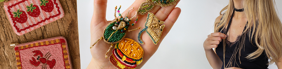 Nueva serie de accesorios hechos a mano de la India 